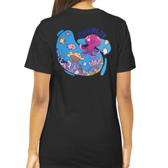 Colorful Octopus with Fish Details T-shirt product