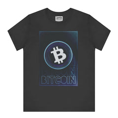 Bitcoin Logo Graphic Print T-Shirt apparel product type