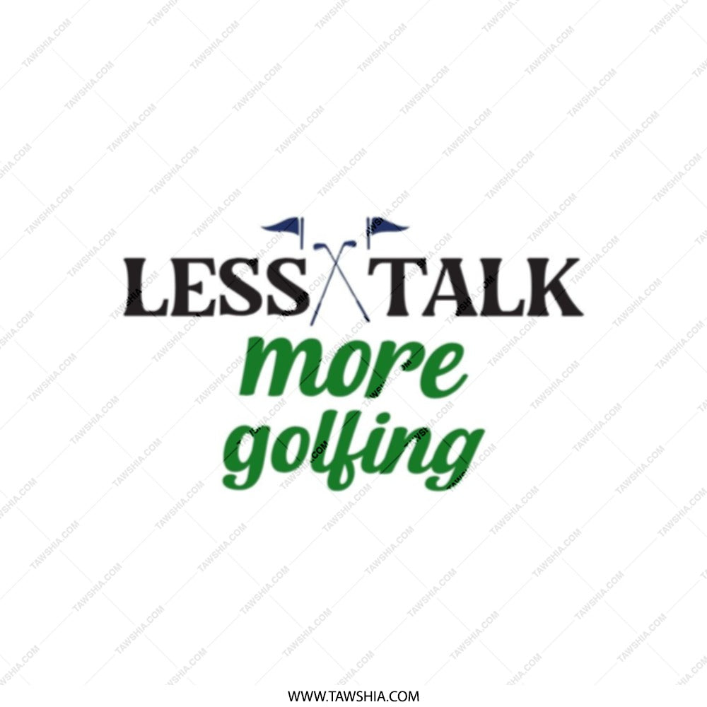 Golfing Tote Bag, Less Talk More Golfing, Golf Lover Gift, Everyday Carryall, Reusable Shopping Bag, Unique Tote Bag, Gift For Golfer - Tawshia