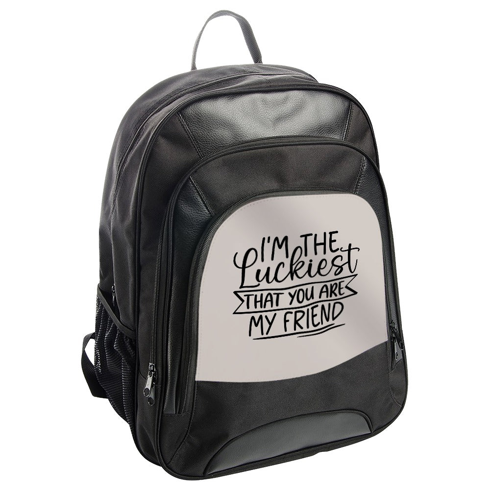 Luckiest Friend Backpack, Friendship Gift Idea, Cute Backpacks, Backpacks For School, Back To School Backpack, Unique Backpack - Tawshia
