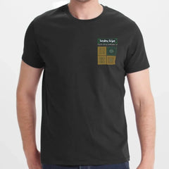 Stylish Black Casual Graphic Tee Shirt product type