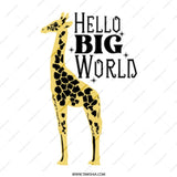 Giraffe Mug, Hello Big World, Animal Lover Gift, Coffee Mug, Tea Mug, Cute Mug, Unique Mug - Tawshia