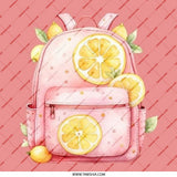 Lemon Backpack Pinback Button, Cute Fruit Badge, Pink Lemonade Aesthetic, School Accessories, Trendy Backpack Pin, Summer Vibes, Gift Idea - Tawshia
