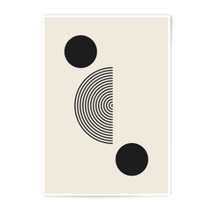 Minimalist Photographic Print, Geometric Art, Circle Design, Modern Wall Decor, Abstract Shapes Art, Home Decor Art - Tawshia