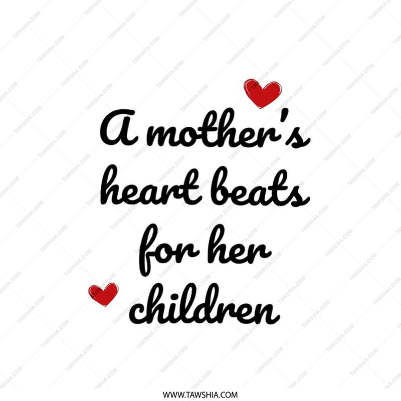 Mother's Heart Pillow, Mom Gift, Decorative Pillow, Sentimental Pillow, Love Pillow, Mother's Day Gift, Home Decor Pillow - Tawshia
