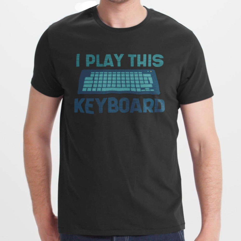 I Play This Keyboard Graphic Tee Shirt product