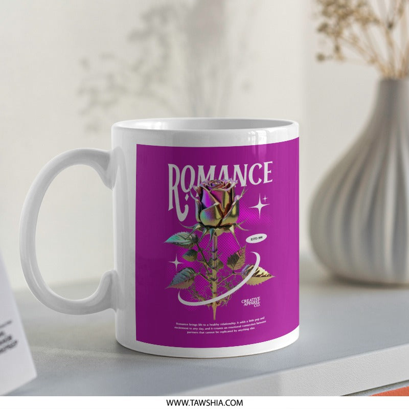 Romance Design Violet Illustrated Mug product