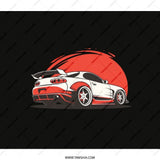 JDM Car BackPack, Supra Art BackPack, Japanese Car Inspired BackPack, Sportscar BackPack, Car Enthusiast BackPack - Tawshia