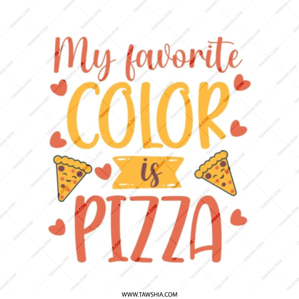 Pizza Lover Tote Bag, My Favorite Color Is Pizza, Funny Foodie Gift, Quirky Tote Bag, Pizza Gift Idea, Everyday Tote - Tawshia