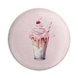 Pink Milkshake Pinback Button, Cute Drink Badge, Sweet Treat Pin, Kawaii Food, Dessert Lover Accessory, Trendy Aesthetic, Fun Novelty Gift - Tawshia