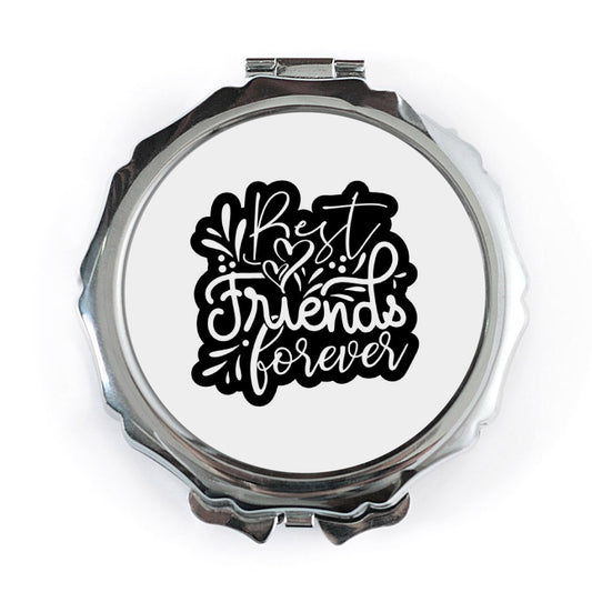 Best Friends Forever Pocket Mirror, Friendship Gift, Cute Mirror, Pocket Mirror Gift, Gift for Friend, Best Friend Gift - Tawshia