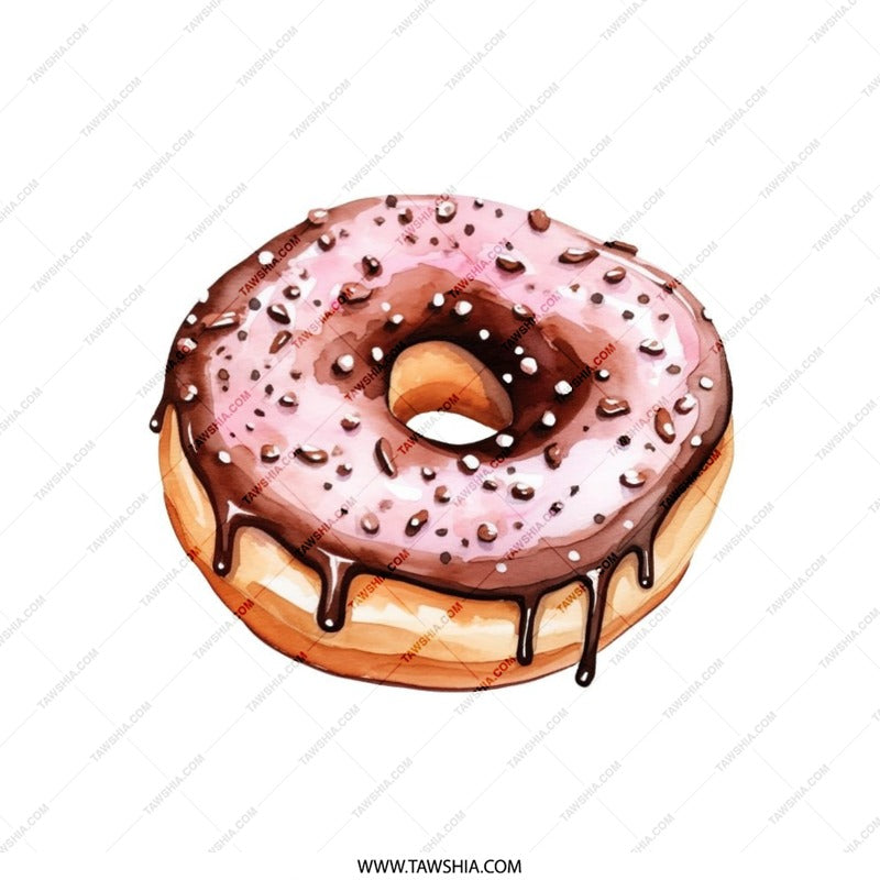 Donut Pillow, Foodie Decor, Sprinkle Donut, Cute Pillow, Kitchen Decor, Donut Lover Gift, Sweet Treat Pillow, Dessert Pillow - Tawshia