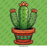 Cactus Pinback Button, Cute Plant Button, Succulent Button, Desert Plant Pin, Cacti Lover Gift, Gardener Gift, Green Aesthetic Button - Tawshia