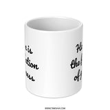 Her Love Mug, Foundation of Greatness Quote Mug, Inspirational Coffee Mug, Gift for Her, Love Gift, Positive Message Mug - Tawshia