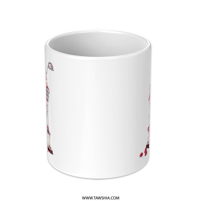 Ice Cream Machine Mug, Funny Mug, Unique Coffee Mug, Dessert Lover Gift, Whimsical Mug, Novelty Mug, Colorful Mug, Gift Idea - Tawshia