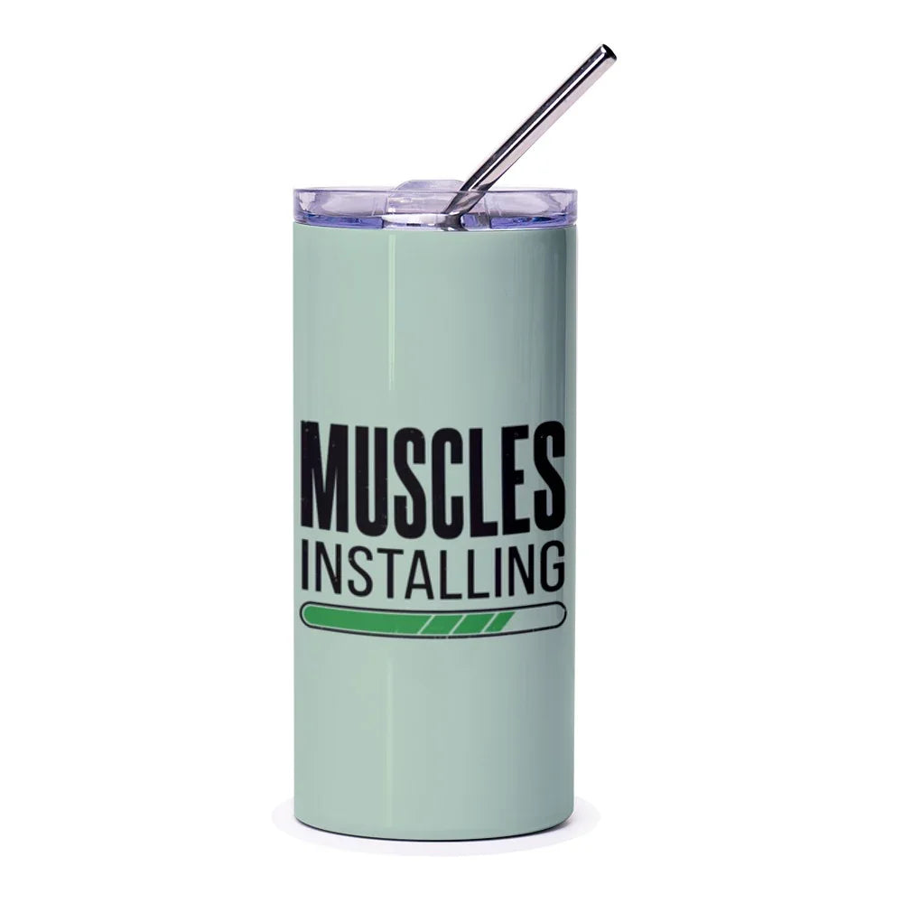 Muscles Installing Funny Gym Quote Tumbler product