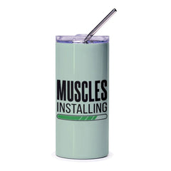 Muscles Installing Funny Gym Quote Tumbler product