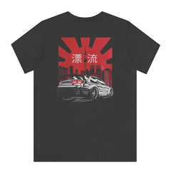 Japanese Drift Car with City Skyline T-shirt product type