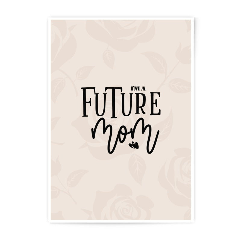 Future Mom Photographic Prints, New Mom Art Print, Mother To Be Gift, Nursery Decor, Pregnancy Gift, Baby Shower Gift Idea - Tawshia