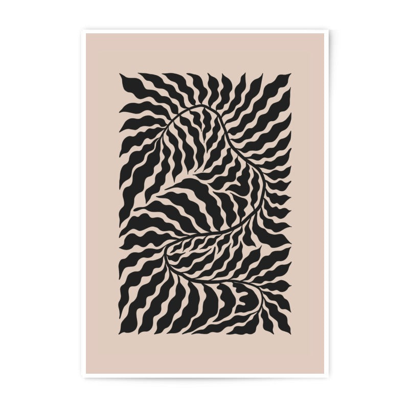 Abstract Floral Photographic Print, Modern Botanical Wall Art, Minimalist Plant Decor, Stylish Home Art, Unique Gift Idea - Tawshia