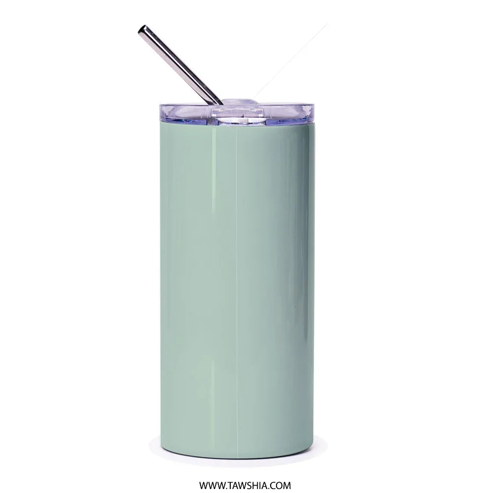 Sleek Mint Green Insulated Tumbler with Straw product