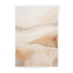 Neutral Abstract Landscape Photographic Print, Minimalist Wall Art, Modern Home Decor, Beige and Brown Art, Gallery Wall, Large Art Print - Tawshia