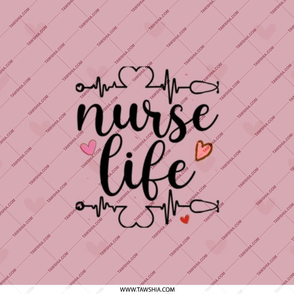 Nurse Life Pocket Mirror, Cute Nursing Gift, Practical Appreciation Gift, Nurse Graduation Present, On The Go Mirror, Makeup Mirror - Tawshia