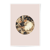 Floral Collage Photographic Prints, Unique Wall Art, Circle Art Prints, Home Decor, Botanical Art, Modern Art Prints, Decorative Prints - Tawshia