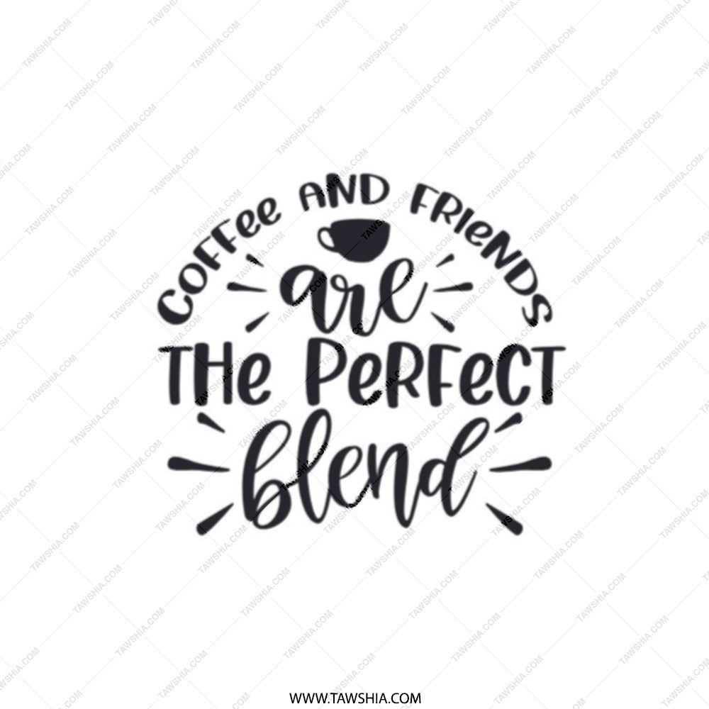 Coffee Friends Pocket Mirror, Perfect Blend Mirror, Gift for Friend, Best Friend Gift, Coffee Lover Gift, Compact Mirror, Fun Mirror - Tawshia