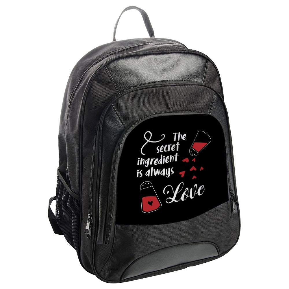 Secret Ingredient Love Backpack, Heart Backpack, Cute Love Backpack, Recipe for Love Backpack, Love Backpack for Her, Gift for Her Backpack - Tawshia