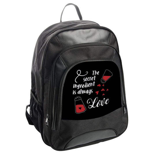 Secret Ingredient Love Backpack, Heart Backpack, Cute Love Backpack, Recipe for Love Backpack, Love Backpack for Her, Gift for Her Backpack - Tawshia