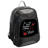 Secret Ingredient Love Backpack, Heart Backpack, Cute Love Backpack, Recipe for Love Backpack, Love Backpack for Her, Gift for Her Backpack - Tawshia
