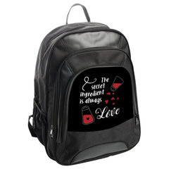 Secret Ingredient Love Backpack, Heart Backpack, Cute Love Backpack, Recipe for Love Backpack, Love Backpack for Her, Gift for Her Backpack - Tawshia