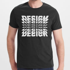 Bold Abstract Text Design Graphic T-Shirt product