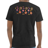 Vibrant Floral Design Black Back Print Shirt product