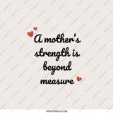 Mothers Strength Pocket Mirror, Mothers Day Gift, Mom Gift, Pocket Mirror Gift, Mom Appreciation, Unique Mom Gift, Mom Birthday - Tawshia