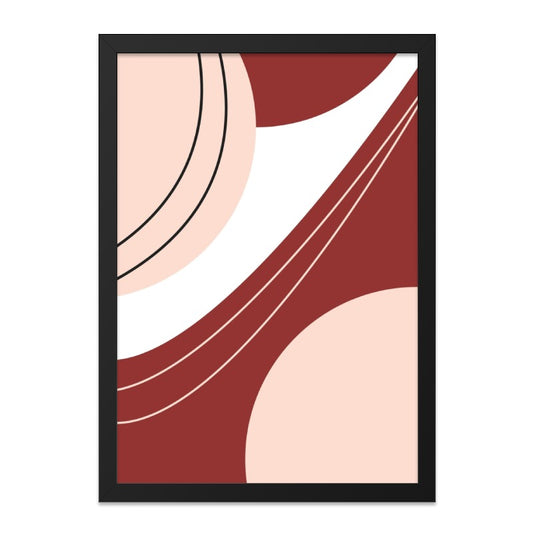 Abstract Shapes Wall Art, Minimalist Print, Contemporary Home Decor, Geometric Artwork, Modern Wall Decor, Circle and Line Art - Tawshia