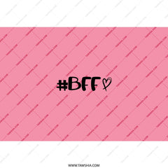 BFF Tumbler, Best Friend Ever Gift, Friendship Tumbler, Gift for Bestie, Personalized Tumbler, Pink Tumbler, Custom Tumbler, Funny Tumbler - Tawshia