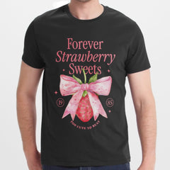 Forever Strawberry Sweets Cute Graphic T-Shirt Product