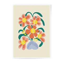 Floral Photographic Print, Flower Bouquet Art, Modern Flower Print, Botanical Wall Art, Home Decor - Tawshia