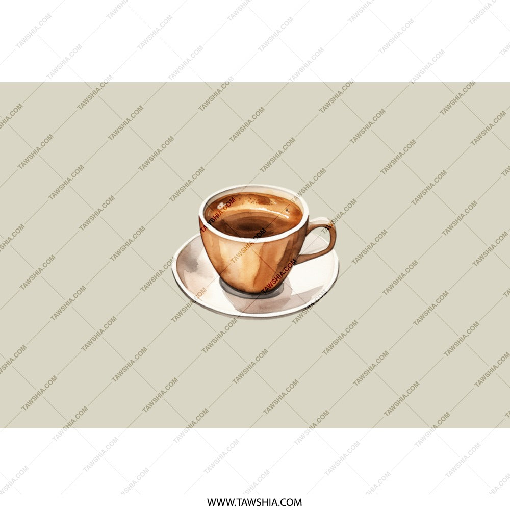 Coffee Cup Tumbler, Watercolor Coffee Tumbler, Coffee Lover Gift, Cute Cup Tumbler, Unique Tumblers, Drinkware, Travel Tumbler, Gift Ideas - Tawshia