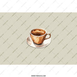 Coffee Cup Tumbler, Watercolor Coffee Tumbler, Coffee Lover Gift, Cute Cup Tumbler, Unique Tumblers, Drinkware, Travel Tumbler, Gift Ideas - Tawshia