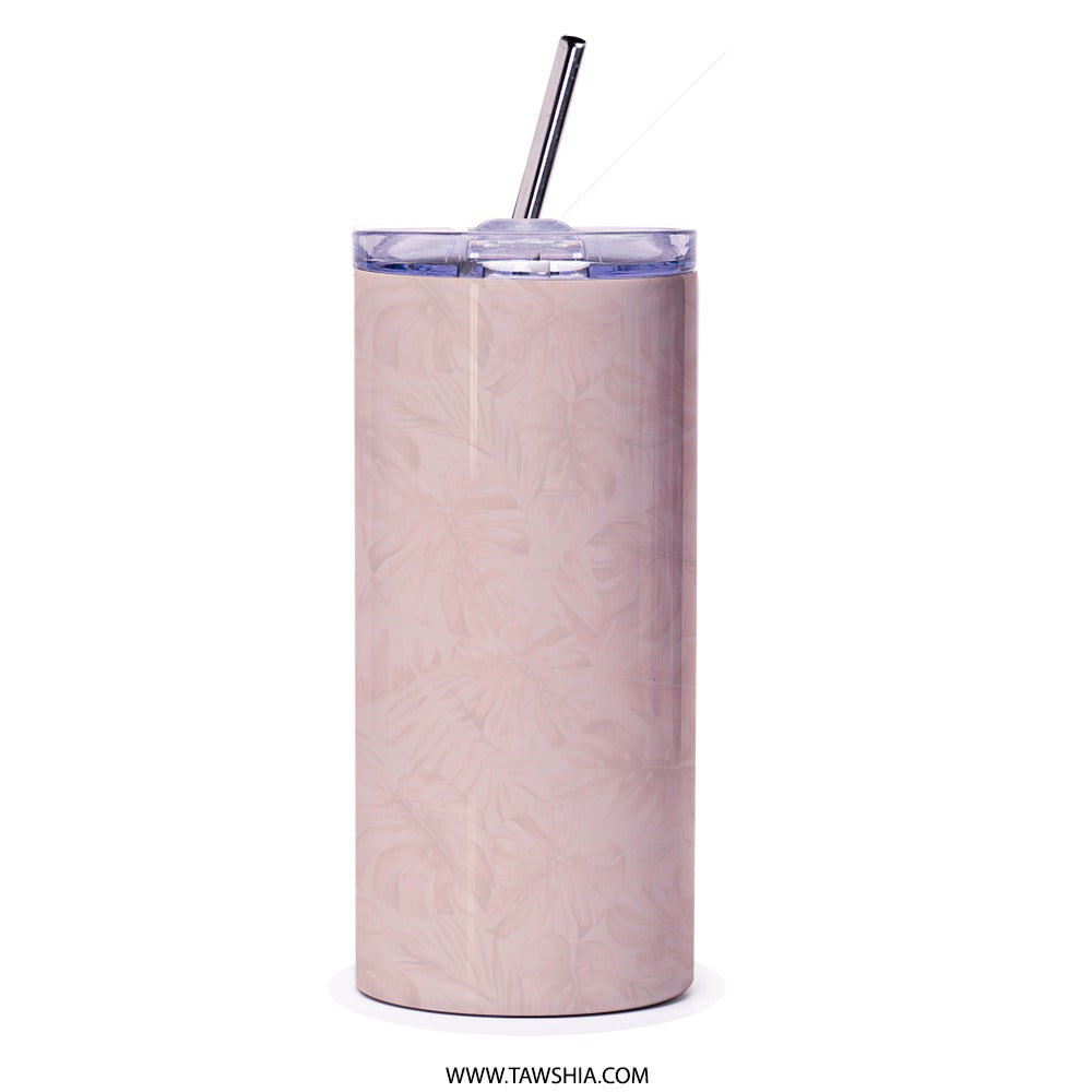 Floral Car Tumbler, Whimsical Tumbler, Colorful Car Design, Unique Travel Mug, Cute Tumbler, Car Lover Gift, Tumbler with Straw, Gift Ideas - Tawshia