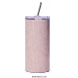 Floral Car Tumbler, Whimsical Tumbler, Colorful Car Design, Unique Travel Mug, Cute Tumbler, Car Lover Gift, Tumbler with Straw, Gift Ideas - Tawshia