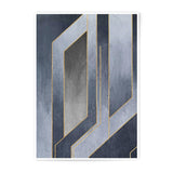 Abstract Geometric Photographic Print, Modern Art Print, Gray and Gold Art, Minimalist Wall Decor, Home Decor Art - Tawshia