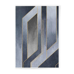 Abstract Geometric Photographic Print, Modern Art Print, Gray and Gold Art, Minimalist Wall Decor, Home Decor Art - Tawshia