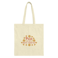Pizza is My Best Friend Tote Bag, Foodie Gift, Pizza Lover, Funny Tote Bag, Novelty Bag, Everyday Bag, Casual Tote, Cute Tote Bags - Tawshia