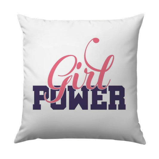 Girl Power Pillow, Empowerment Pillow, Girls Room Decor, Feminist Gift, Trendy Pillow Cover, Decorative Pillow, Dorm Decor, Gift for Her - Tawshia
