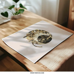 Crescent Moon Art Print, Floral Moon Decor, Celestial Photographic Prints, Dreamy Wall Art, Nursery Decor, Home Decor, Celestial Art - Tawshia