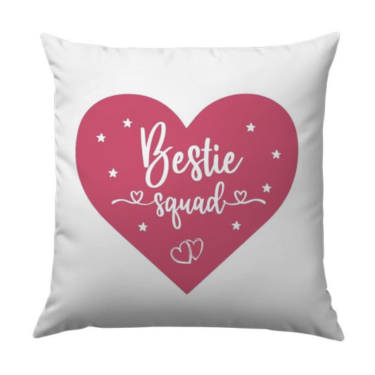 Bestie Squad Pillow, Heart Pillow, Friend Gift, Gift for Best Friend, Friendship Pillow, Best Friend Decor, Cute Pillow, Throw Pillow - Tawshia